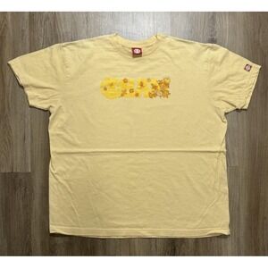 Y2K Element BAM Fall Logo Skateboarding Yellow‎ T Shirt Size XL